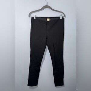 Ecru Women’s Black Springfield Classic Stretch Slim Pull On Pant Size Small EUC